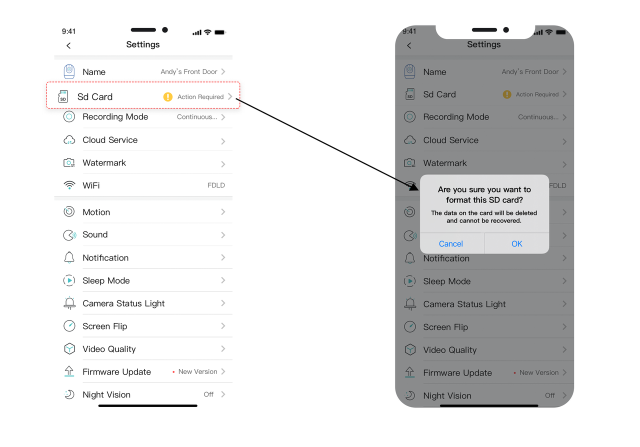 Format the SD card to FAT32 via WUUK APP – Wuuk Labs Corp.